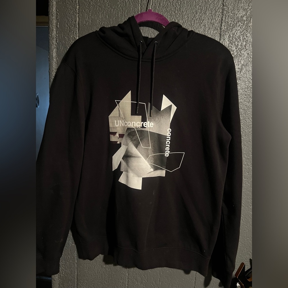 H&M Black Graphic Hoodie